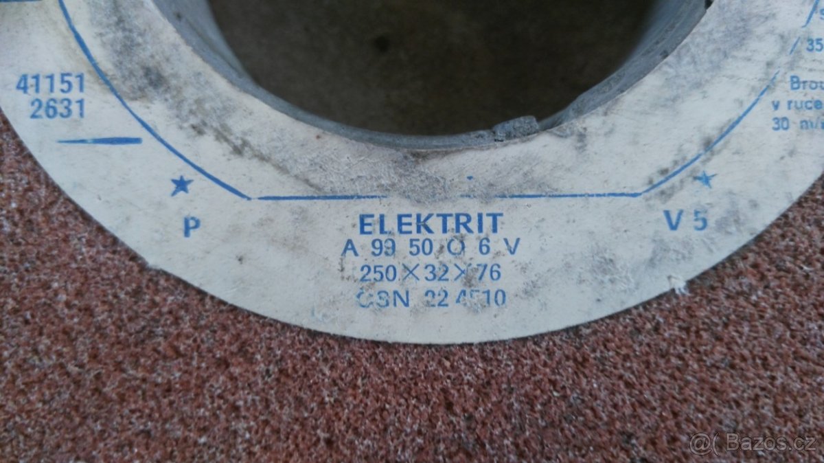 Brusný kotouč keramický 250 x 25 x 76 mm - 6