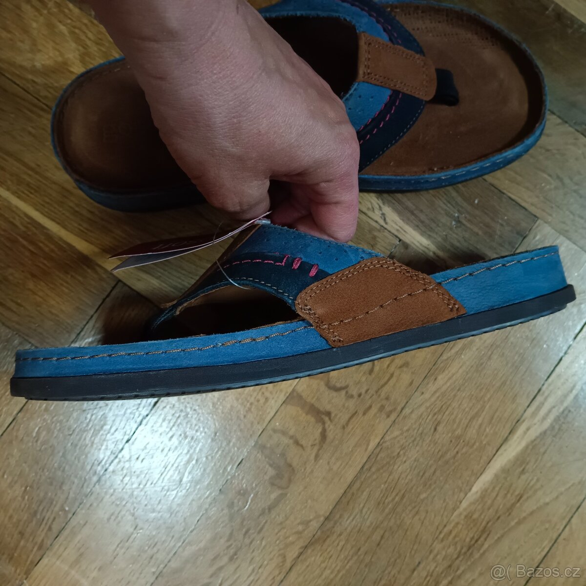 Kožené žabky vel. 40 - 6