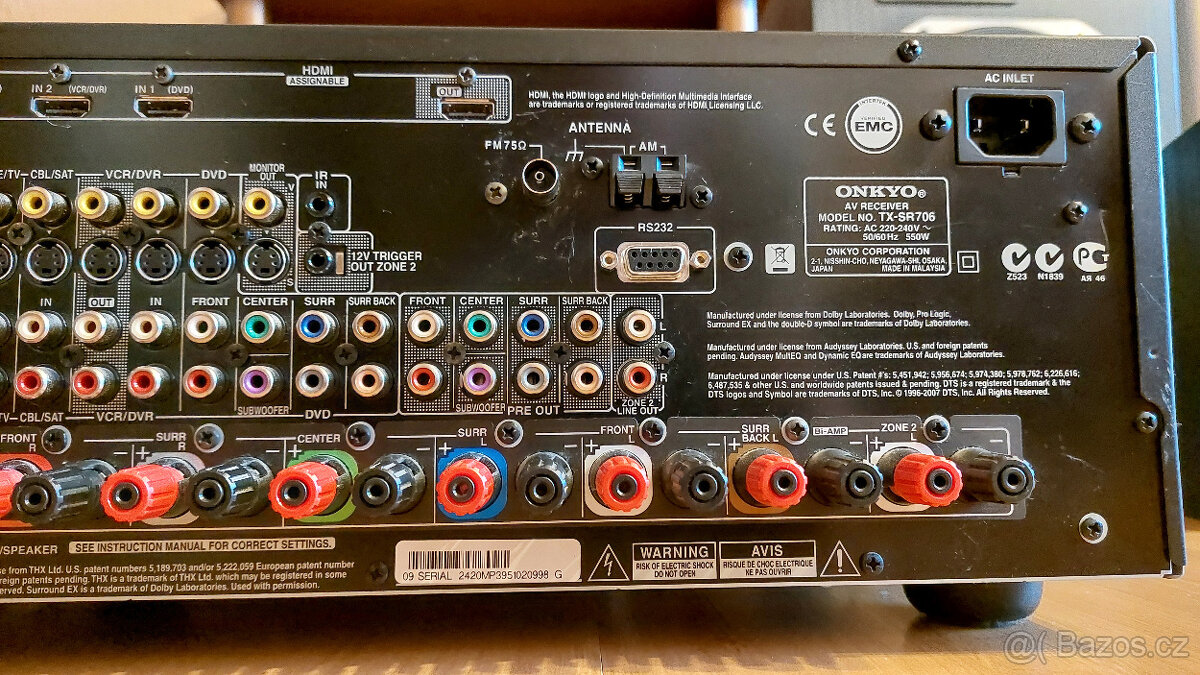 7.1 Receiver Onkyo TX-SR706+DO - 6