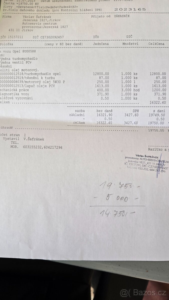 Opel Insignia VELKÝ SERVIS STK 2028 - 6