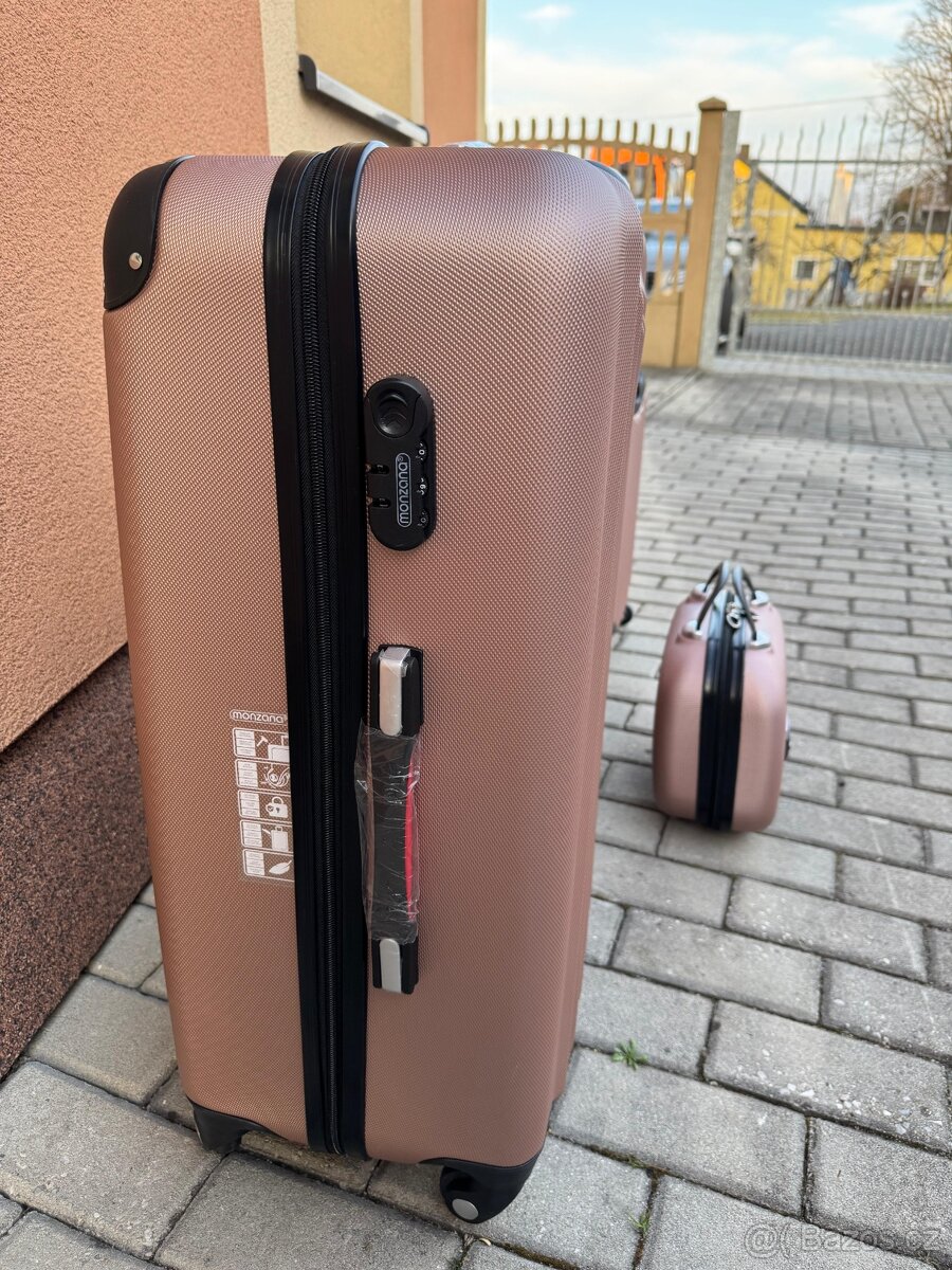 Cestovní kufry 4 set, barva Gold Rose - 6