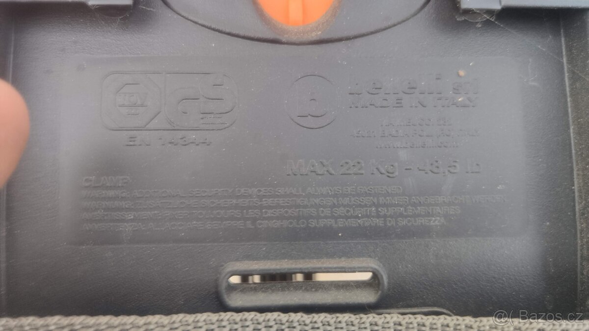 Dětská sedačka na kolo Bellelli - 6