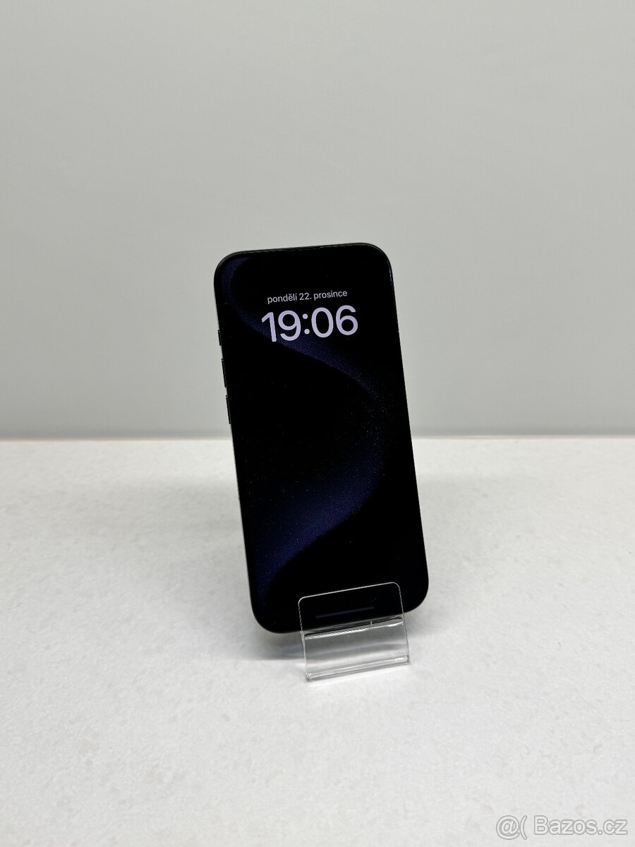 NOVÝ APPLE IPHONE 15 PRO 1TB-MODRÝ,BATERIE 100% - 6