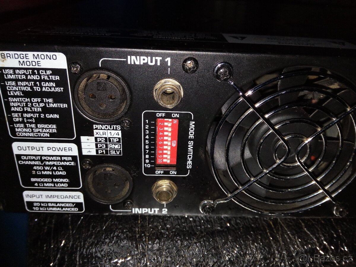 Zesilovač Behringer EP 1500 EUROPOWER - 6