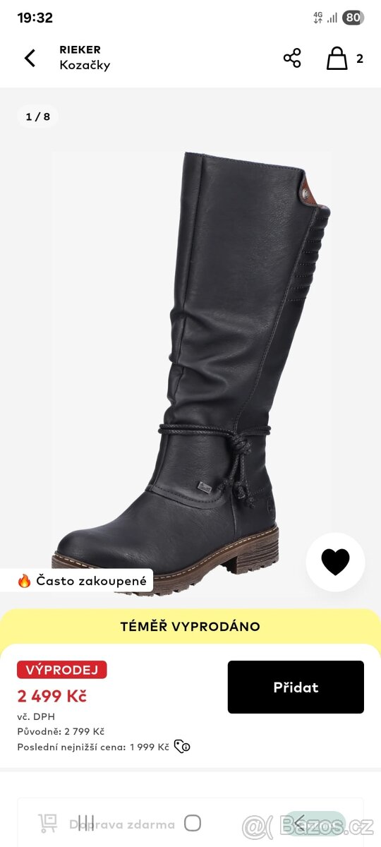 Nove damske kozacky zn. Rieker - 6