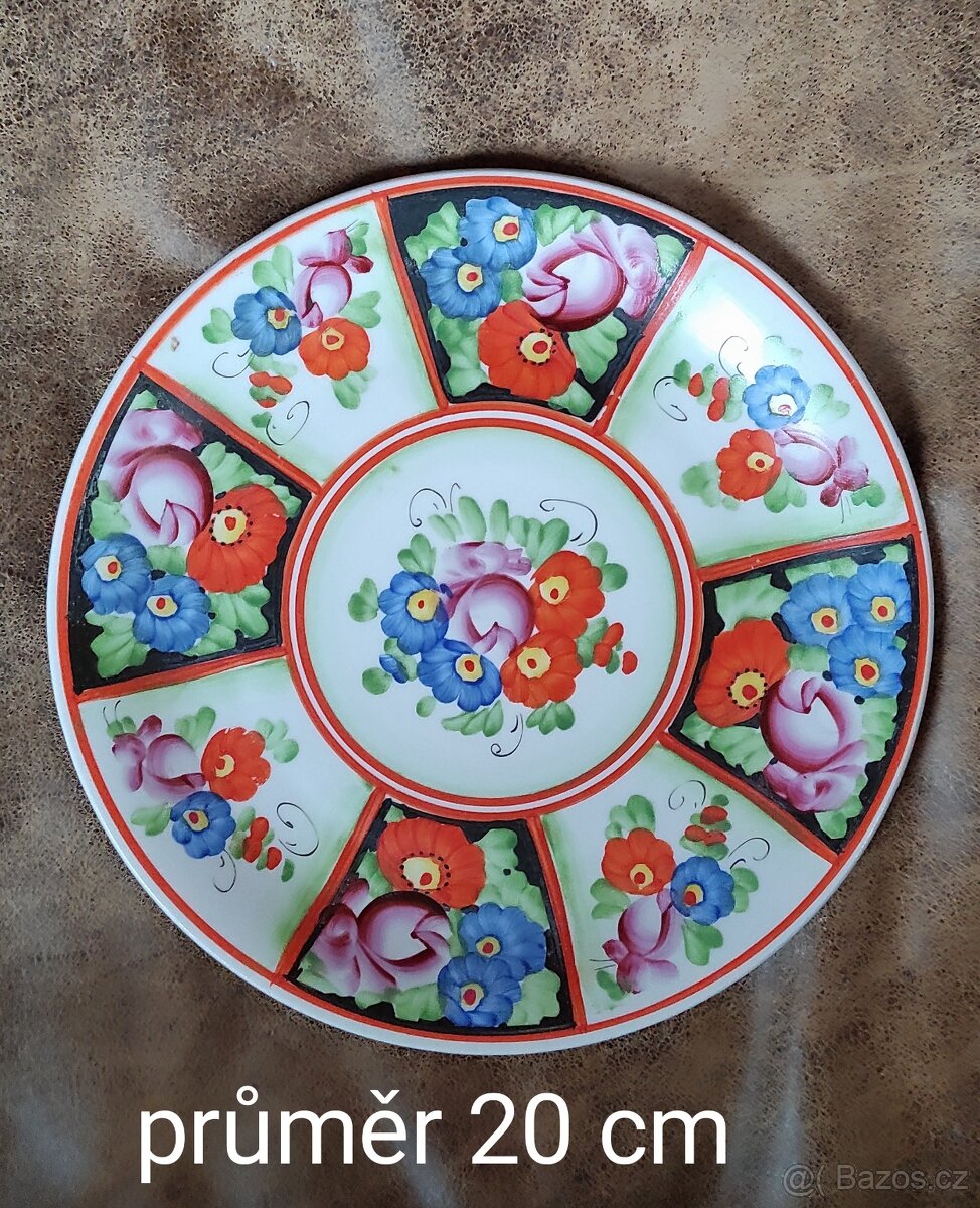 Retro porcelánové talíře - 6