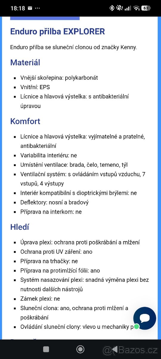 Přilba Kenny EXPLORER 22 - 6