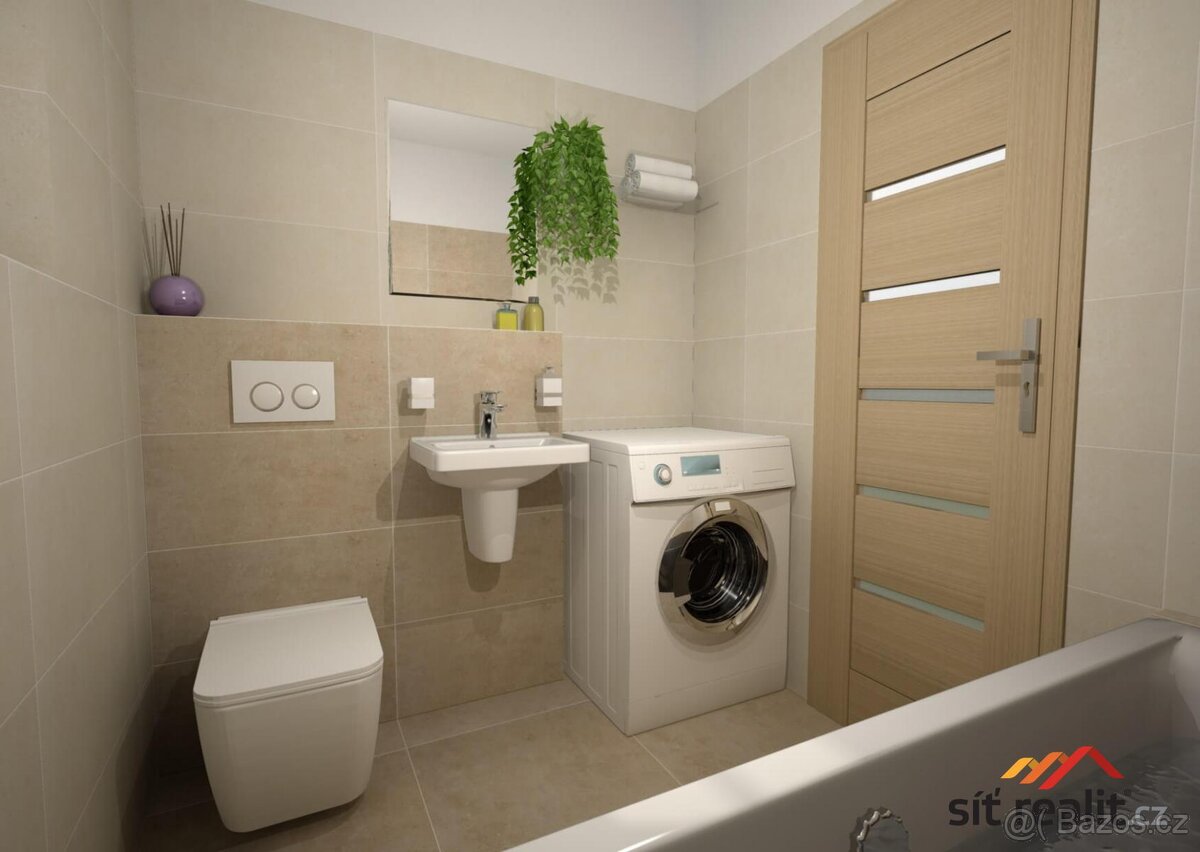 Novostavba byt 4+kk, 104m2, 2x balkon, 2x koupelna s WC, Pra - 6