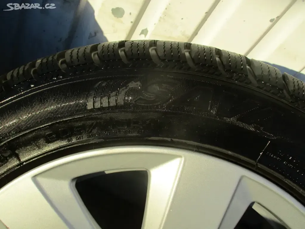 ALU kola AUDI 7,5X16ET45 a zimní pneu SAVA - 6