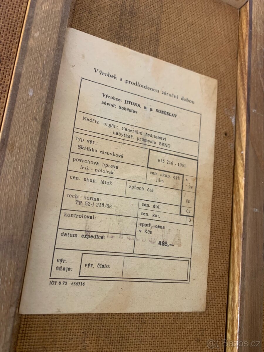 Retro komoda Jitona 70. léta - 6
