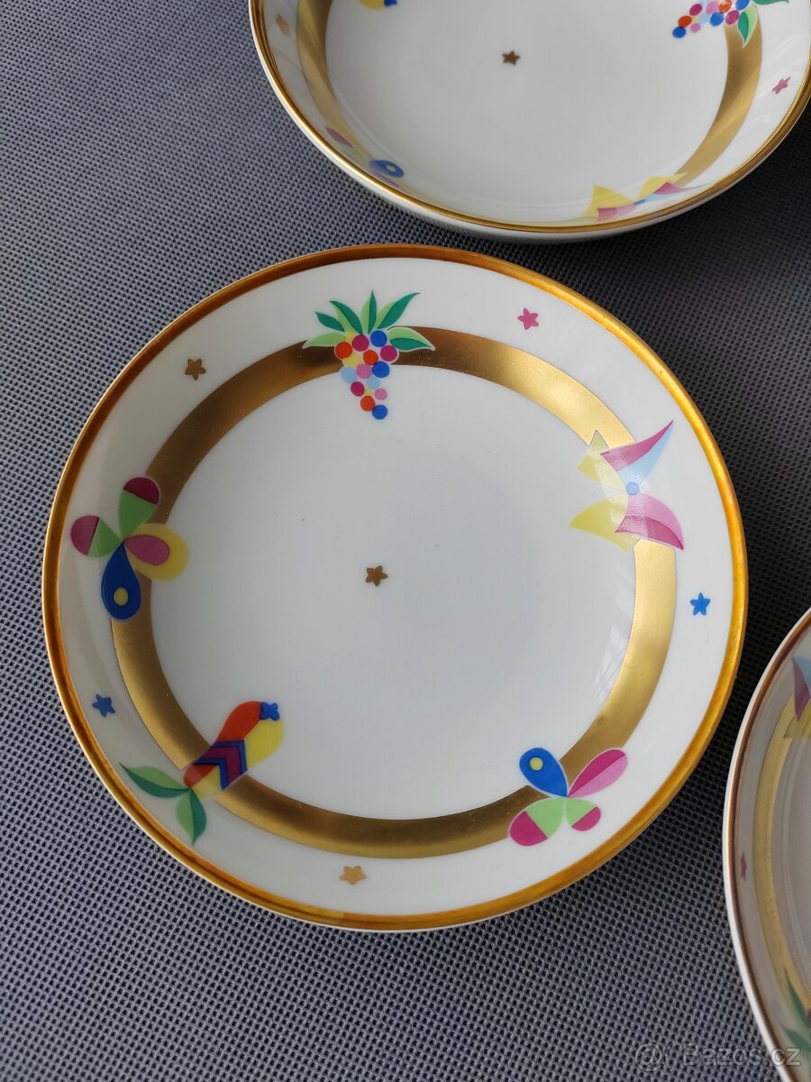 Nádherná sada porcelánových talířů/mini talířku od Rosenthal - 6