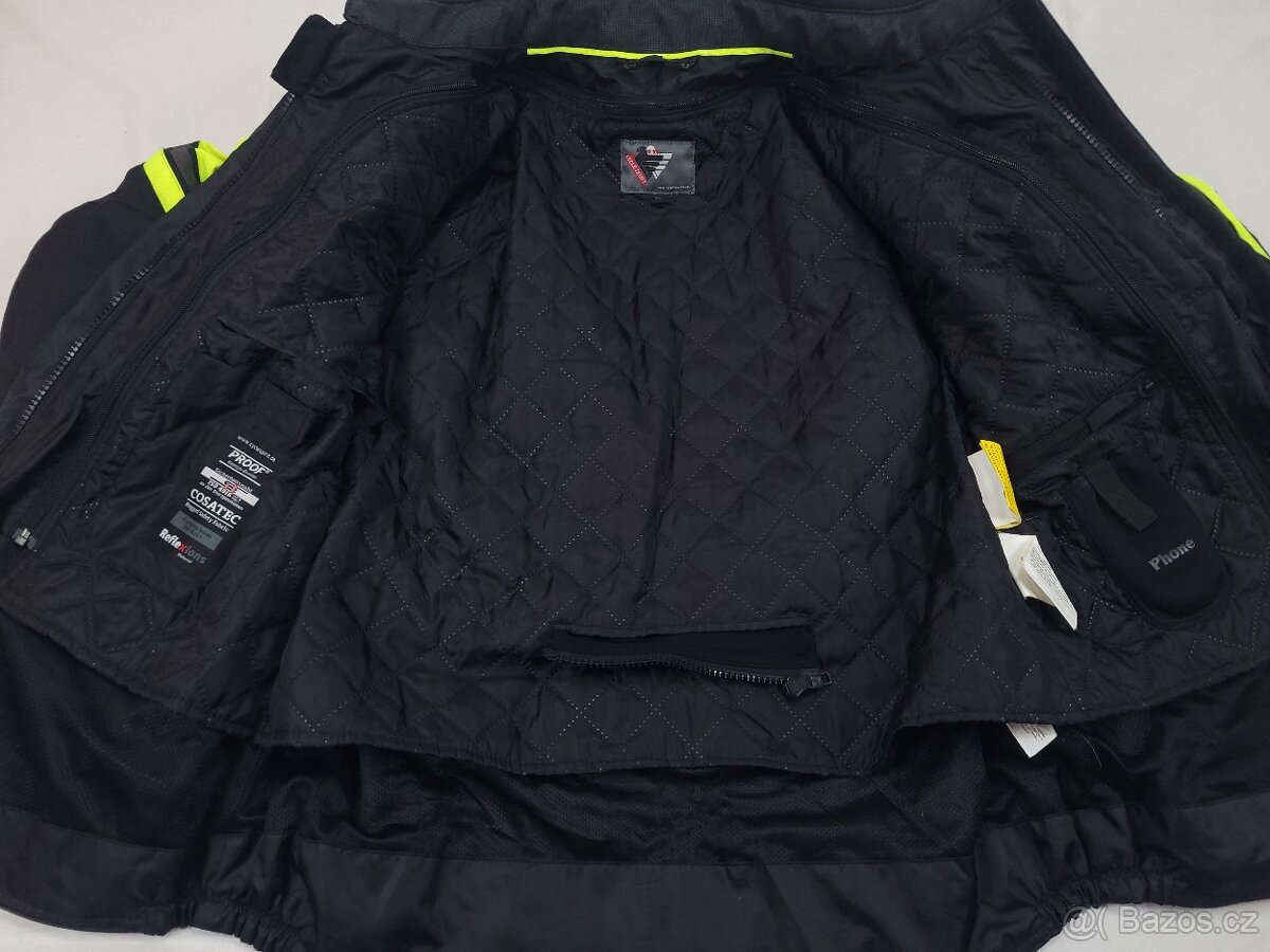 CS Neon/Fastway pánska textilná moto kombinéza cordura 2XL 5 - 6