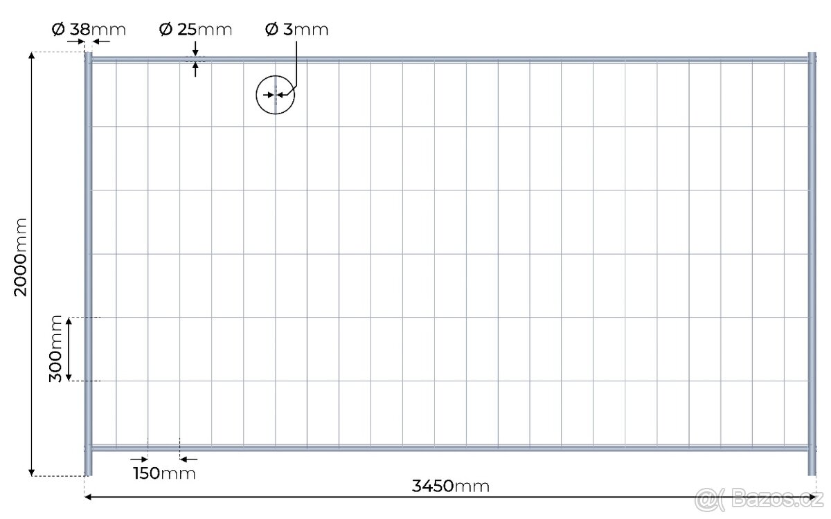 Mobilní / dočasné oplocení NOVÉ - 6