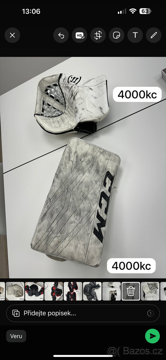 Hokejová Brankářská výstroj - 6