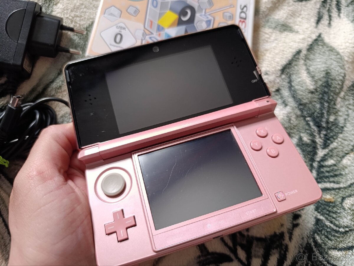 Nintendo 3DS Pink + Hry - 6