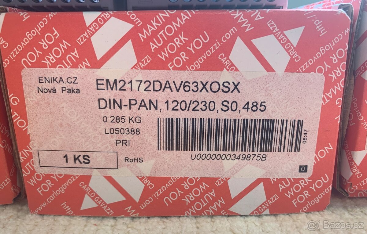 Třífázový elektroměr 3x5A Carlo Gavazzi EM21072D-AV63X-OXX - 6