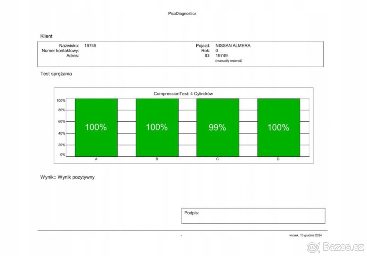 MOTOR NISSAN ALMERA N16 1.5dCi 82HP K9K722 - 6