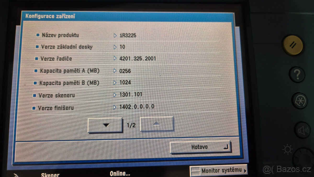 Canon iR3225N A3/A4 kancelářská multifunkce - 6