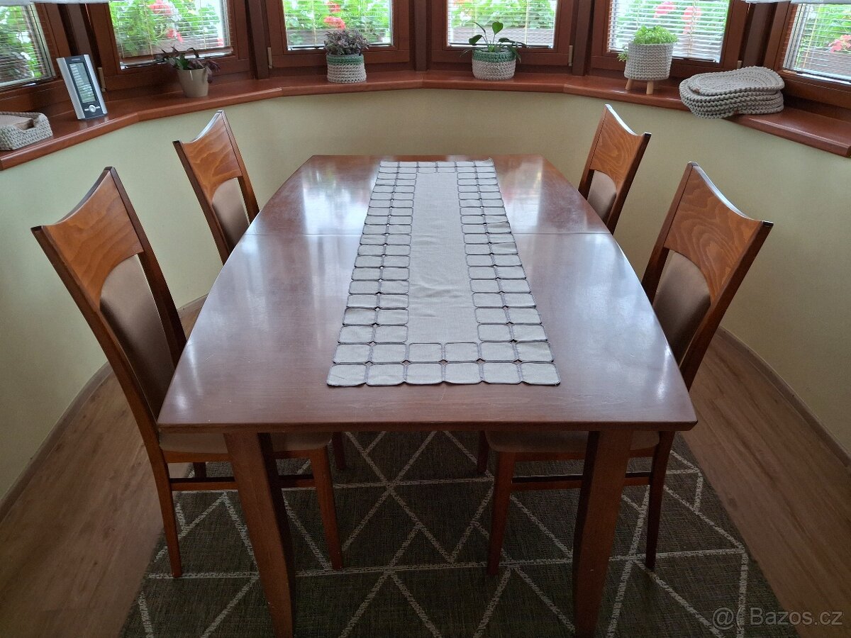 Stůl a 4x židle - 6