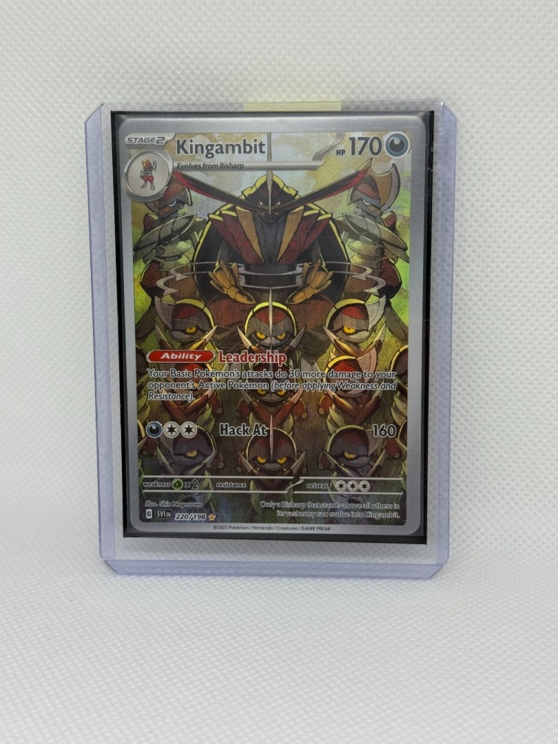Pokémon karta Kingambit 220/198 – EX – ORIGINÁL. - 6