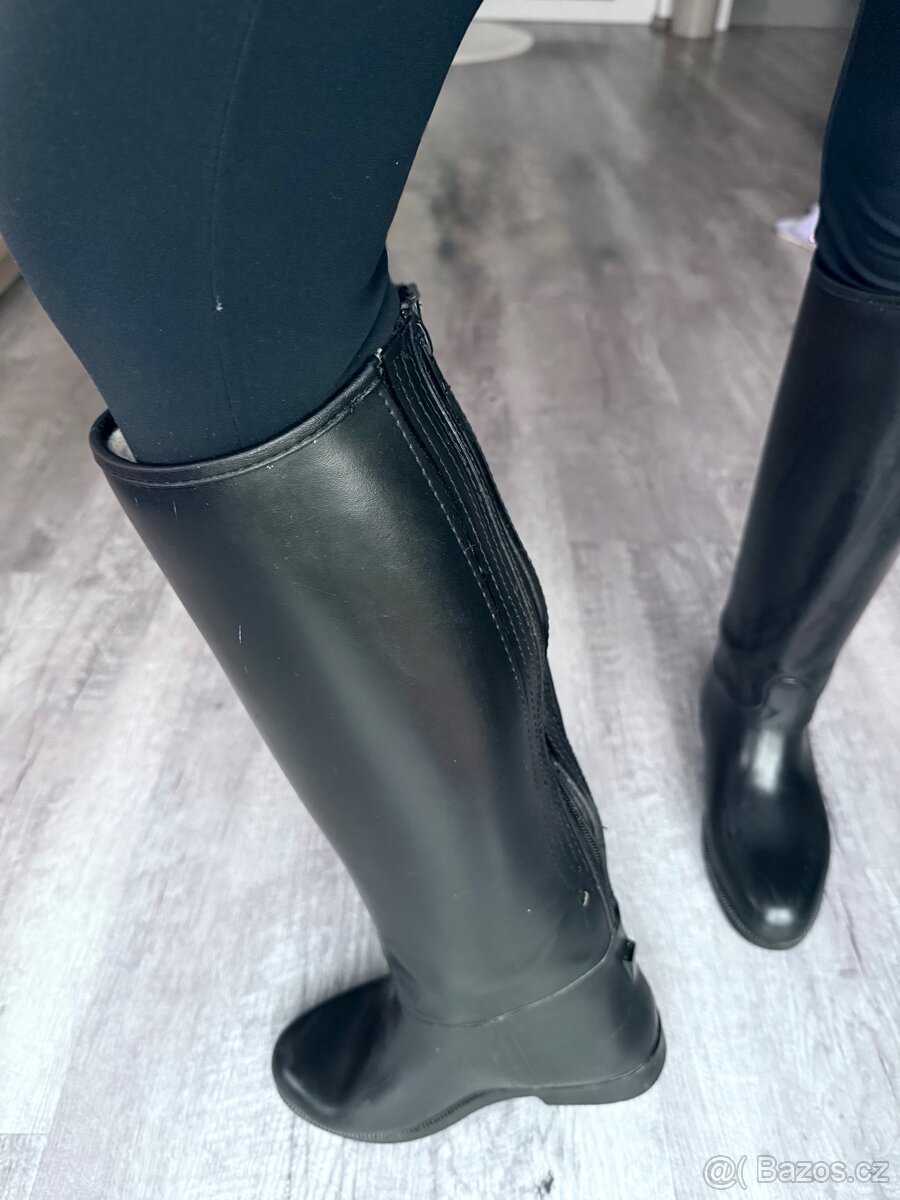 Zimní vysoké jezdecké boty - 6