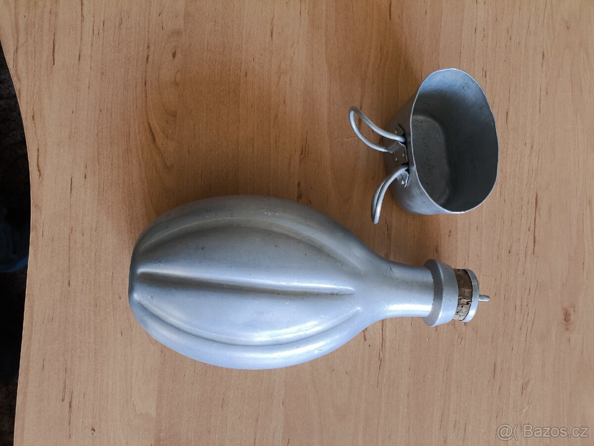 polní láhev, čutora + pítko - 6