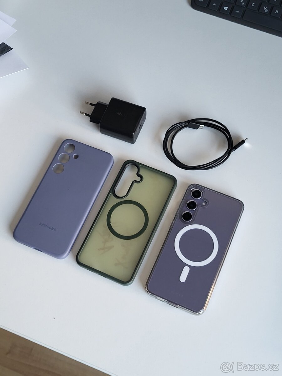 Samsung Galaxy S24+ 12/256 GB Fialový - Top stav - 6