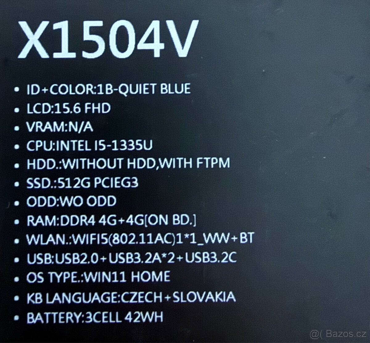 ASUS Vivobook 15 X1504VA-NJ936W Quiet Blue - 6