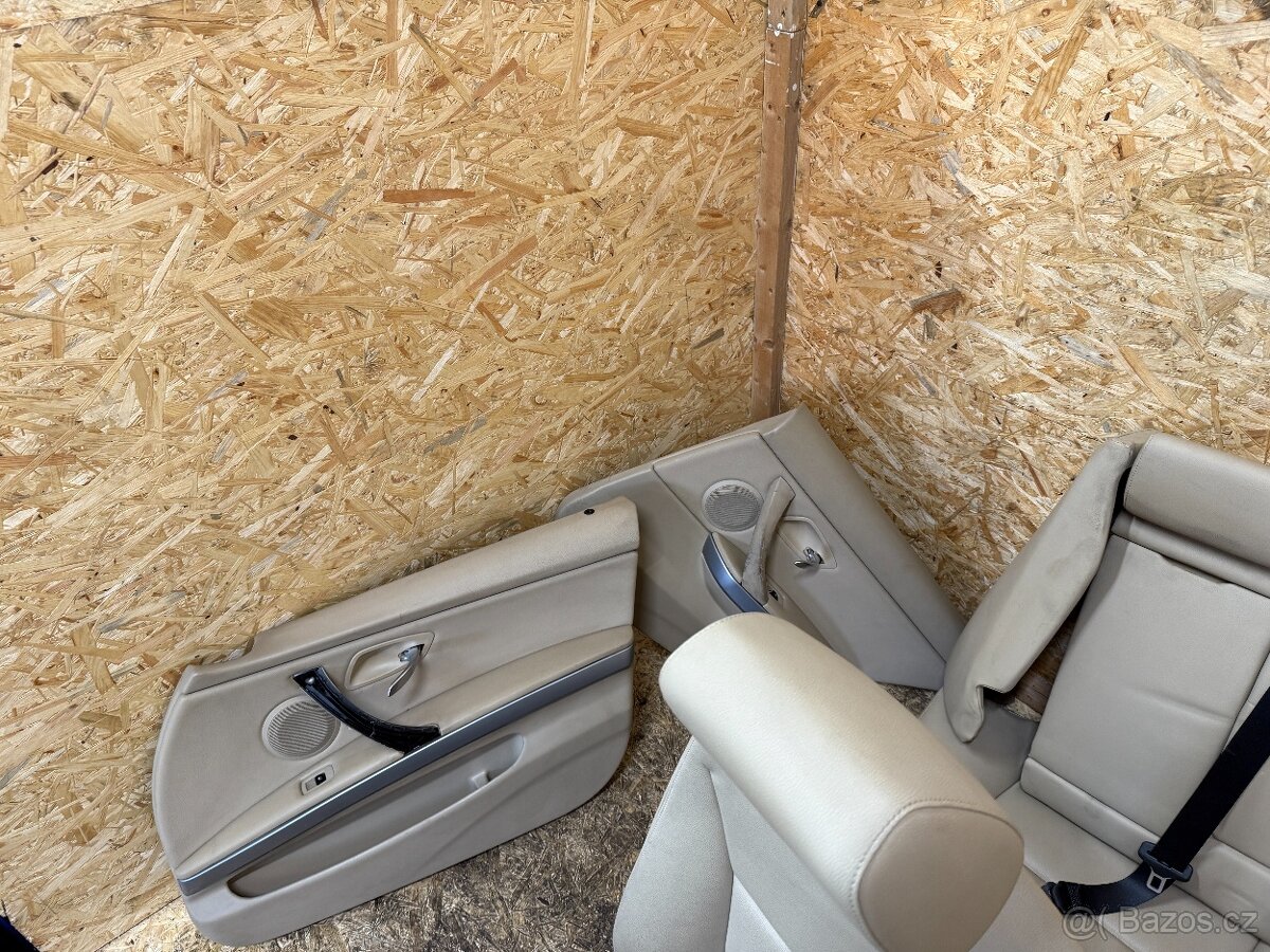 KOMPLETNÍ SVĚTLÝ KOŽENÝ INTERIÉR BMW E91 - 6