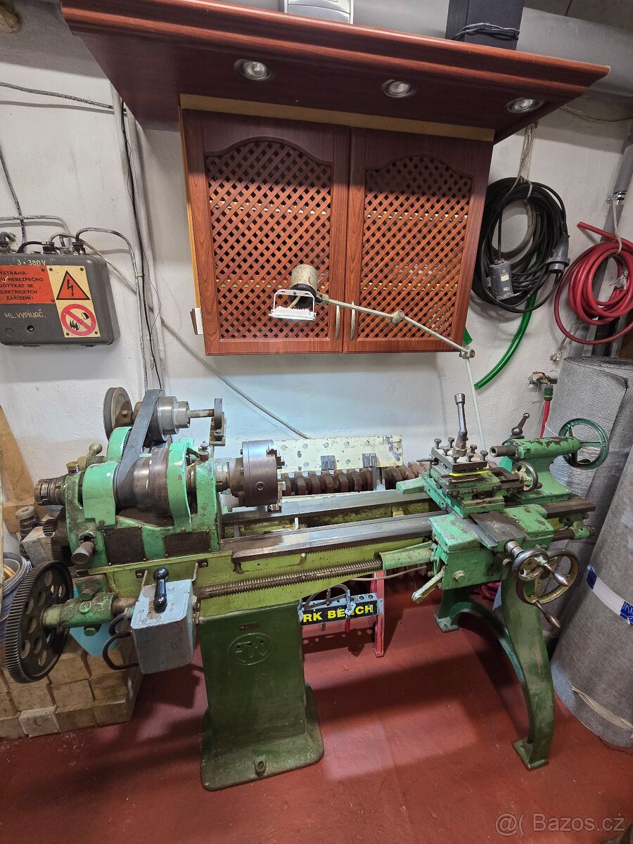 Sloupová vrtačka, soustruh, kotoučová bruska - 6