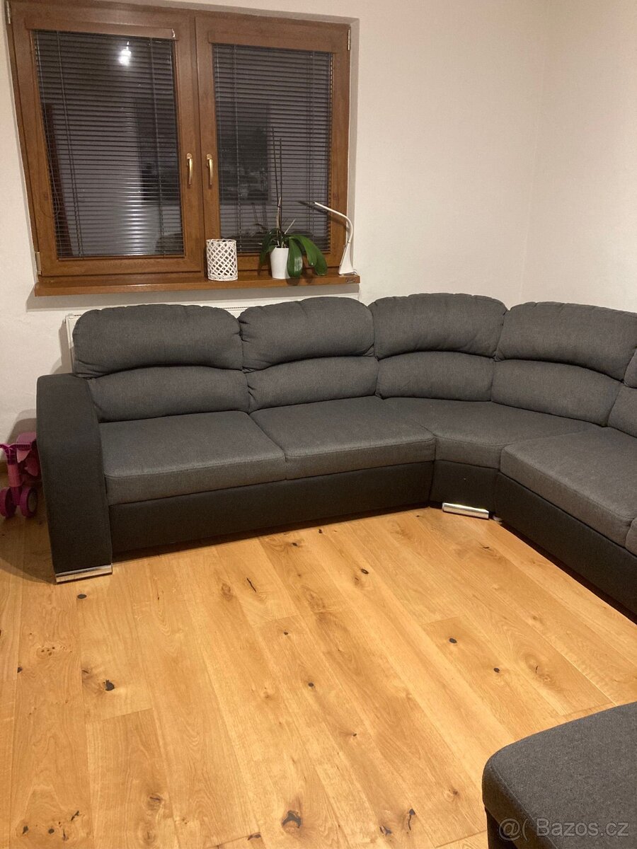 Rozkládací sedačka s úložným prostorem – - 6