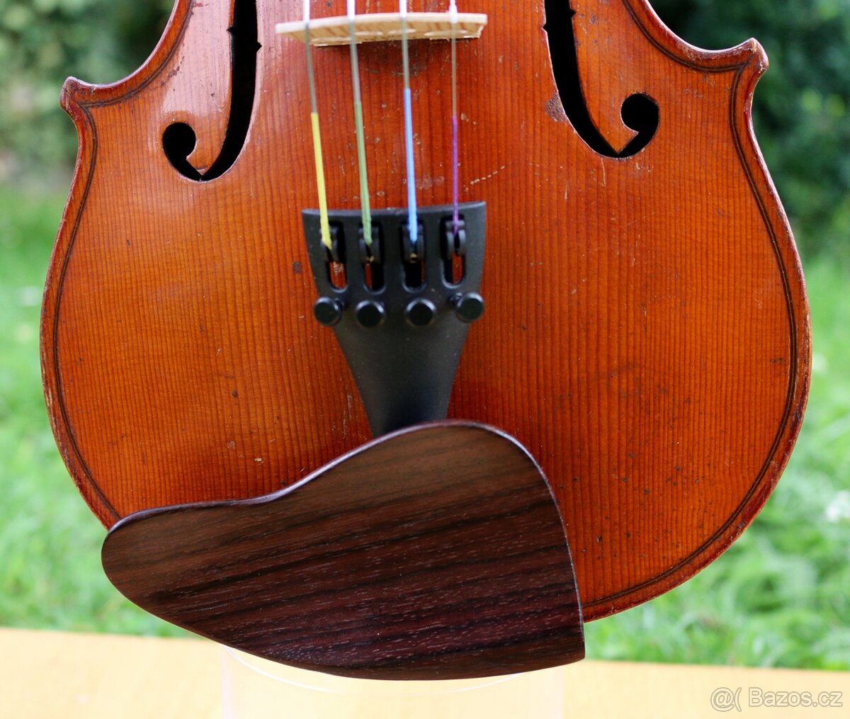 Staré 3/4německé housle s nádherným tónem. Víz nahrávku - 6