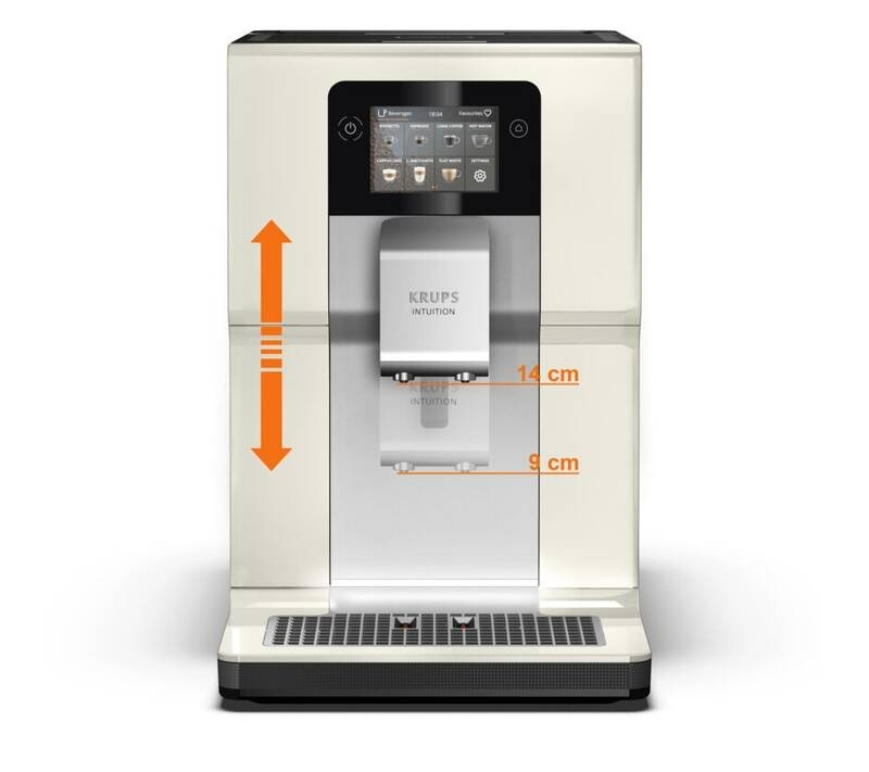 Espresso Krups Intuition Preference EA872A10 černé/krémové - 6