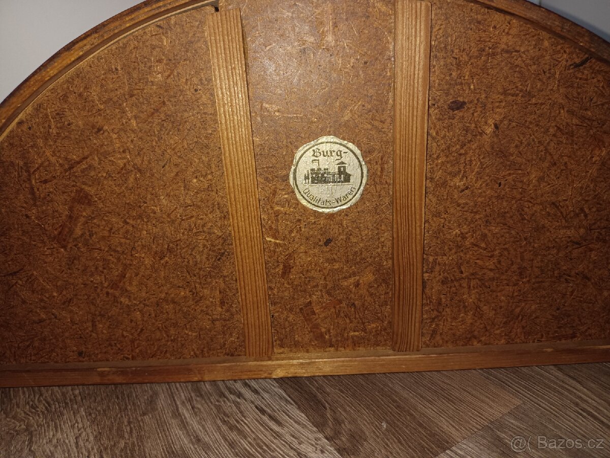 Krbové stolní hodiny starožitný Německo - 6