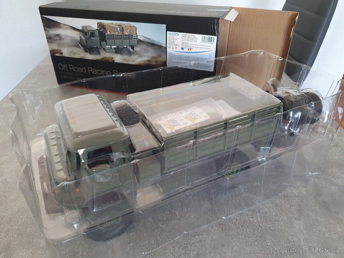 RC Military Truck GAZ WPL B24 1/16 4WD zelený - 6
