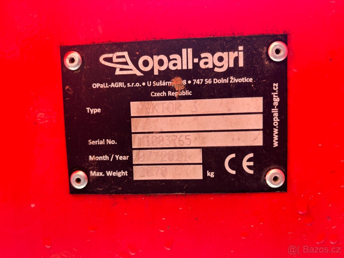 Hloubkový podrývák Hektor 3 nesený- Opall Agri - 6