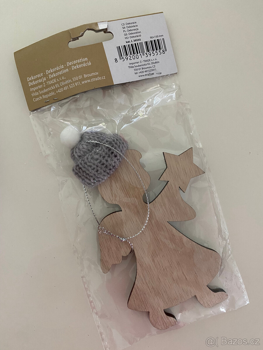 Vánoční dřevěná dekorace - 6