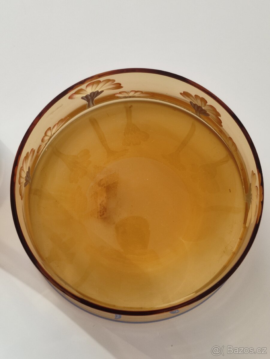 Stará secesní váza a mísa - 6