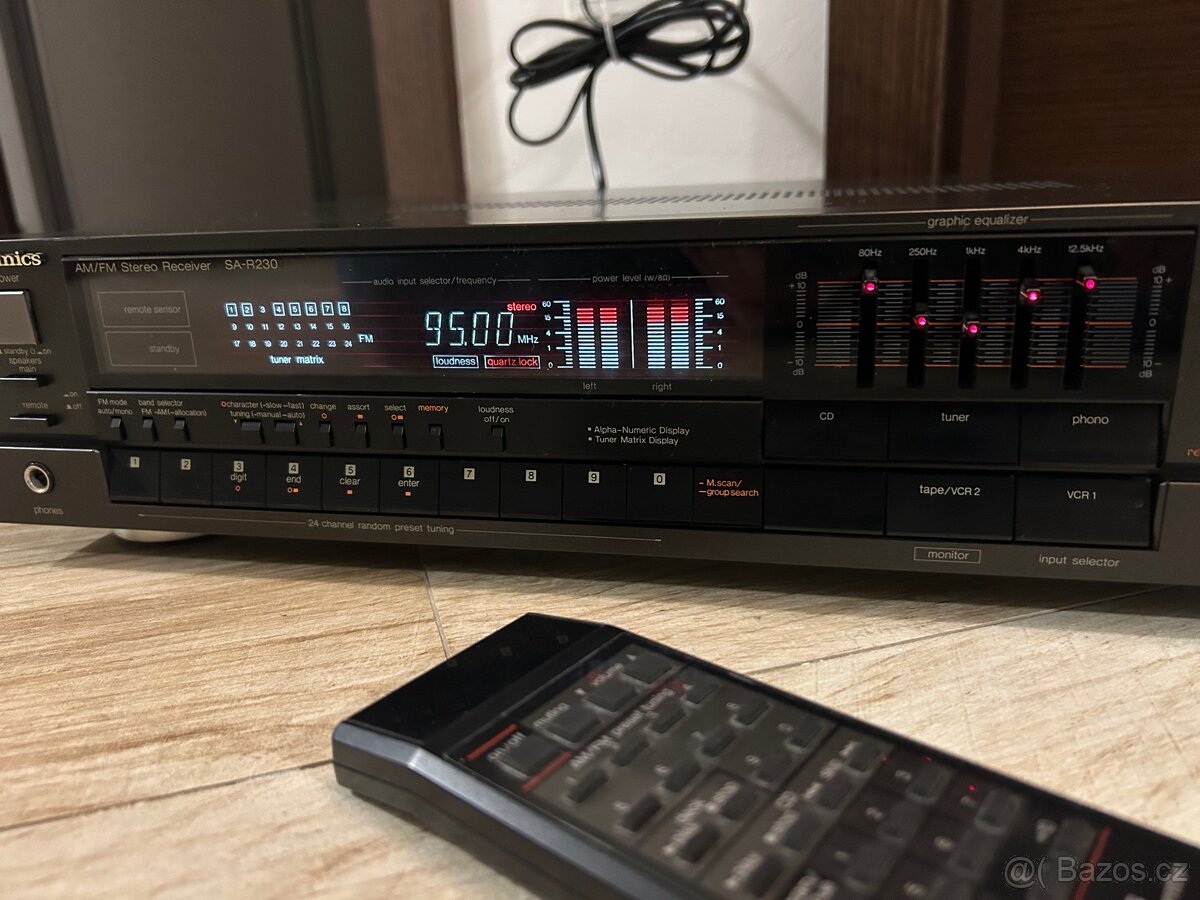 Technics SA-R230 Stereo Receiver FM/AM vč. DO - 6