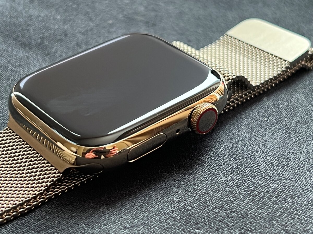 Apple Watch 7 45mm Cellular gold stainless steel Milanese - 6
