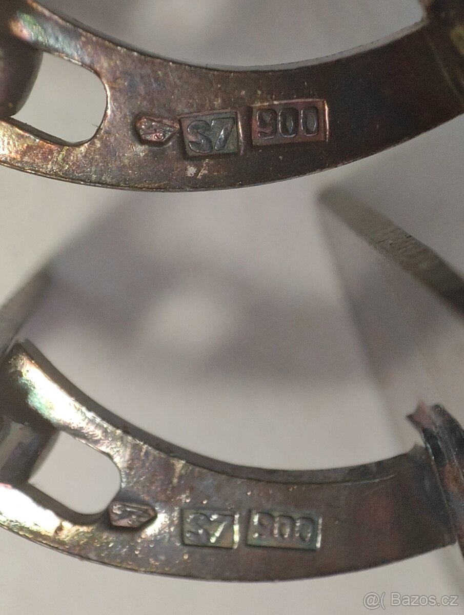 Stříbrné manžetové knoflíky - 6