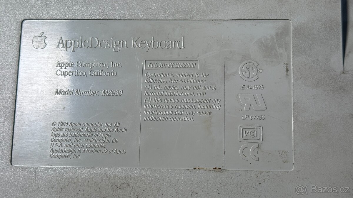 Set klávesnice a myši AppleDesign Keyboard M2980, myš BOEDER - 6