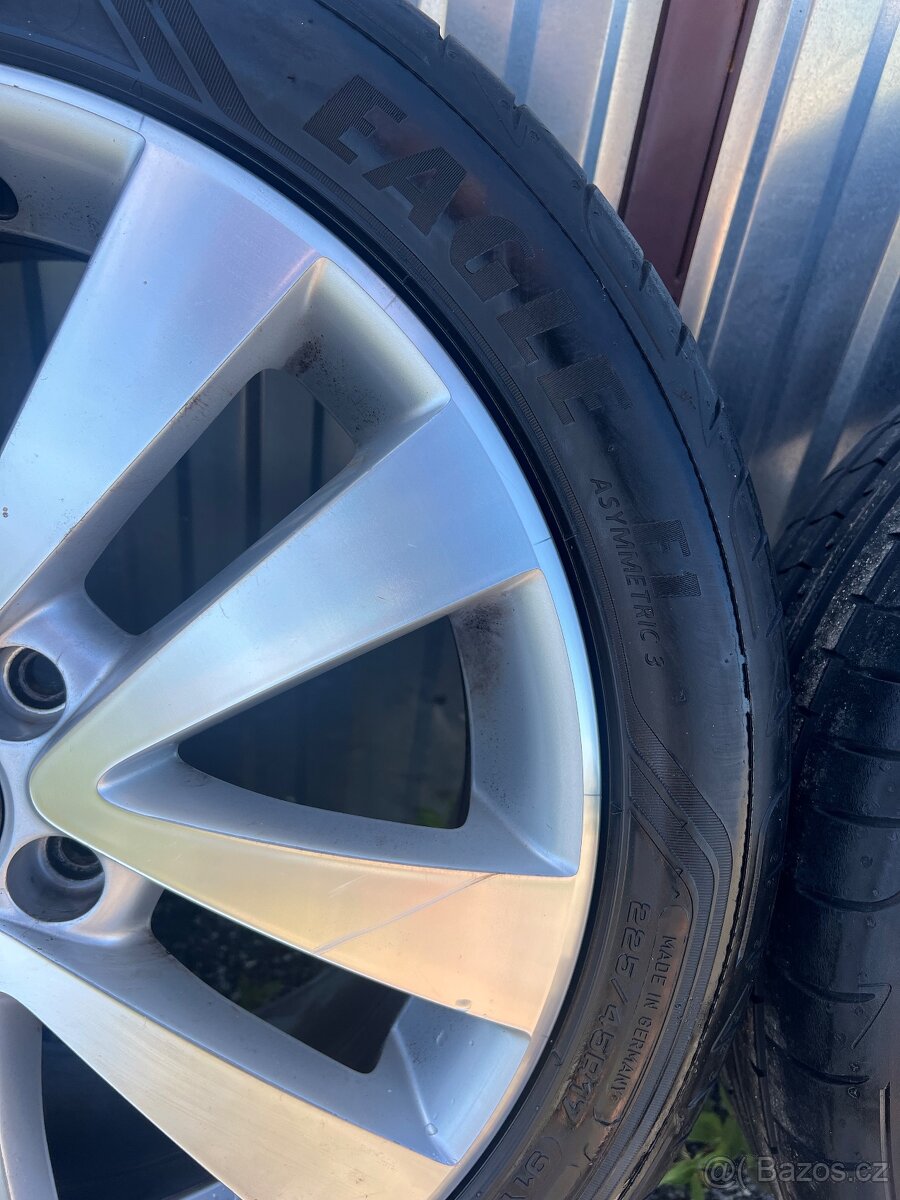 Originální letní alu sada VW GTD 225/45R17, Good Year 6,5mm - 6