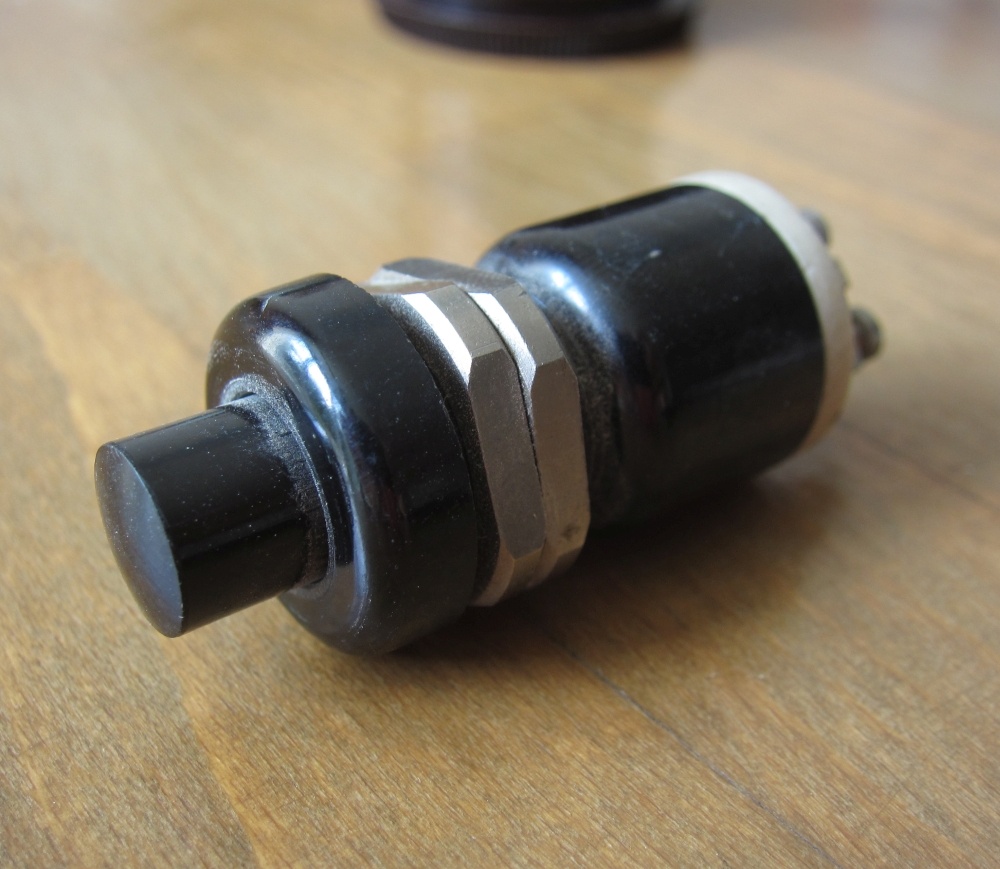 Retro bakelitové kukátko a bytový zvonek - 6