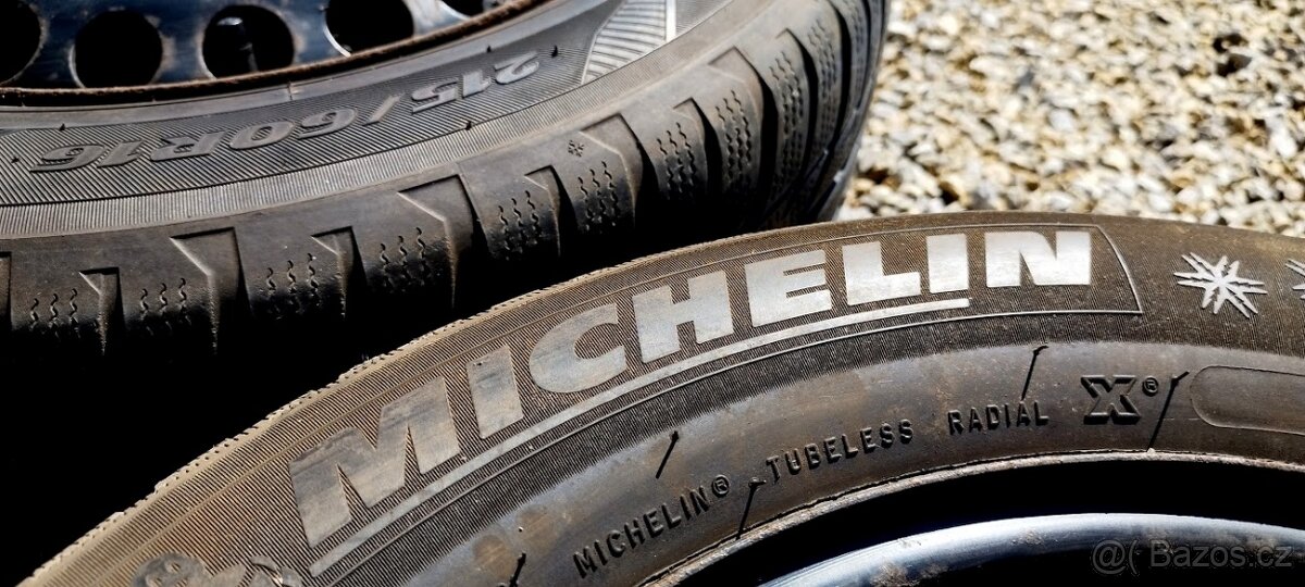 215/60 R16 zimní 5x112 sada plechových disků 4x5,2mm - 6