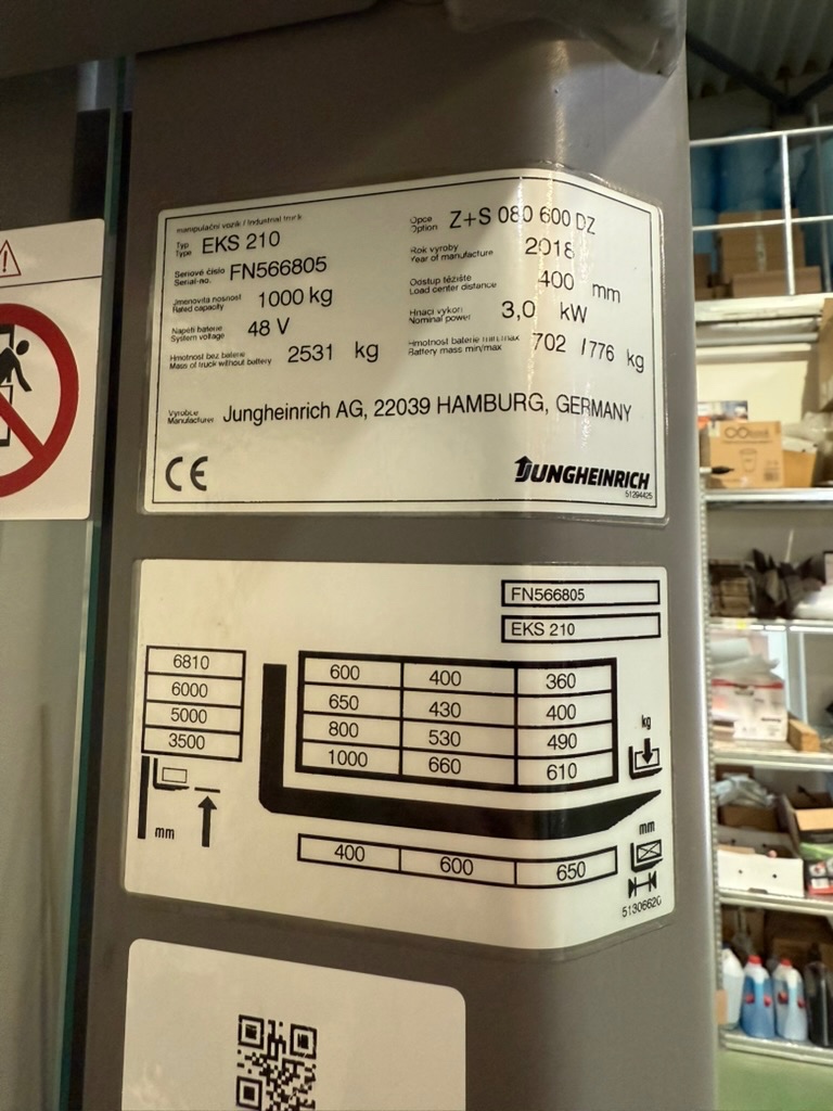 Elektrický VZV Jungheinrich EKS 210 (r.v. 2018) - 6