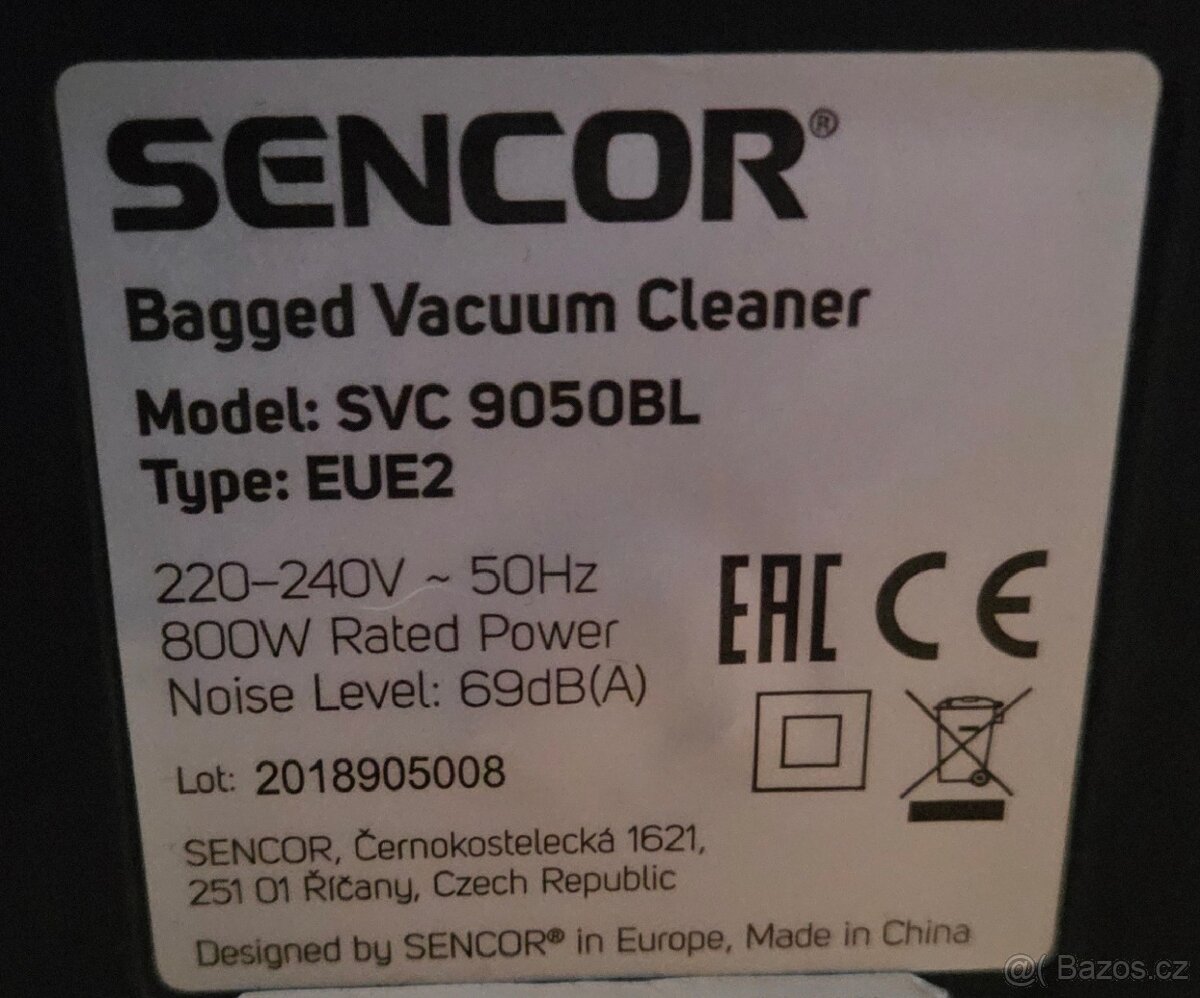 Vysavač Sencor SVC 9050BL - 6
