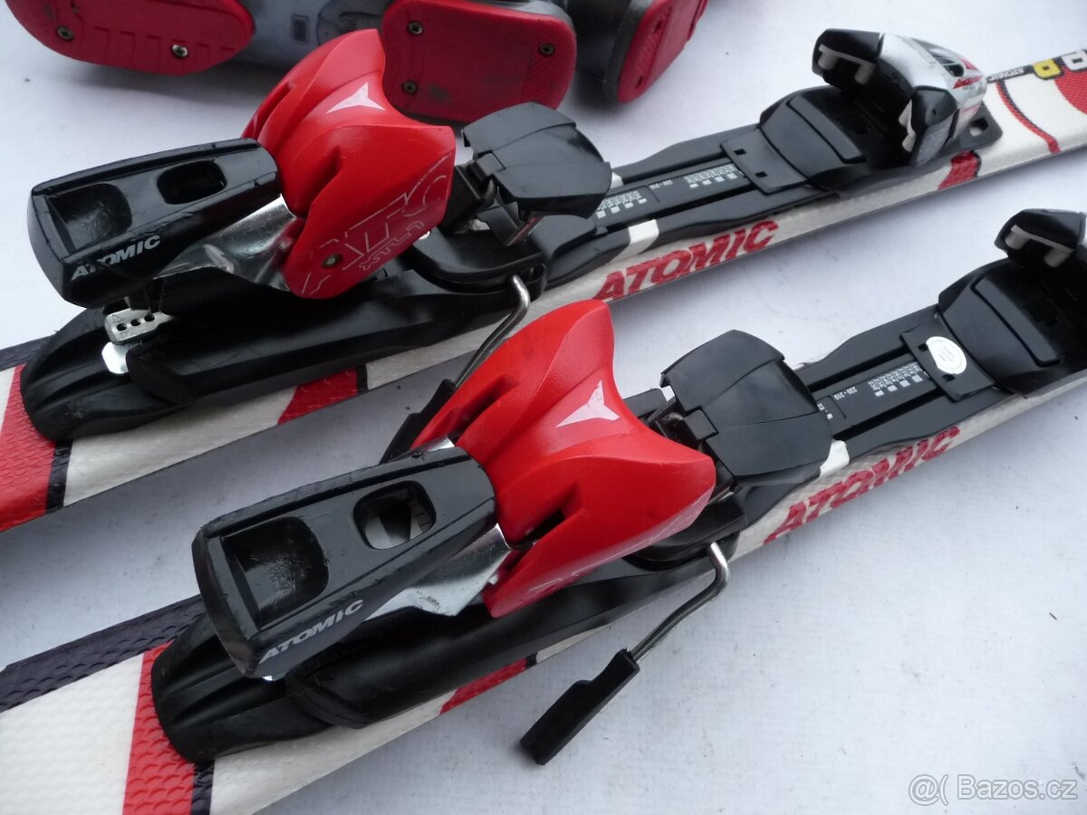 314. Lyže ATOMIC - 130 cm + boty ROSSIGNOL 38 eu - set - 6