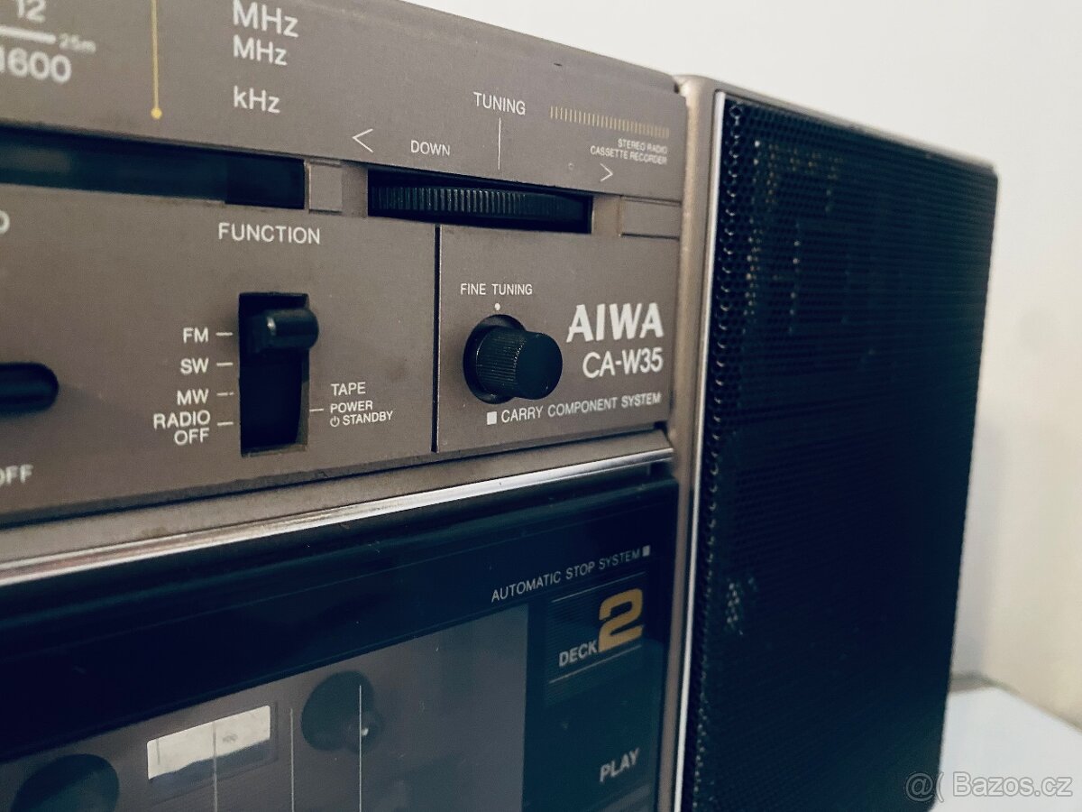 Radiomagnetofon Aiwa CA-W35, rok 1984 - 6