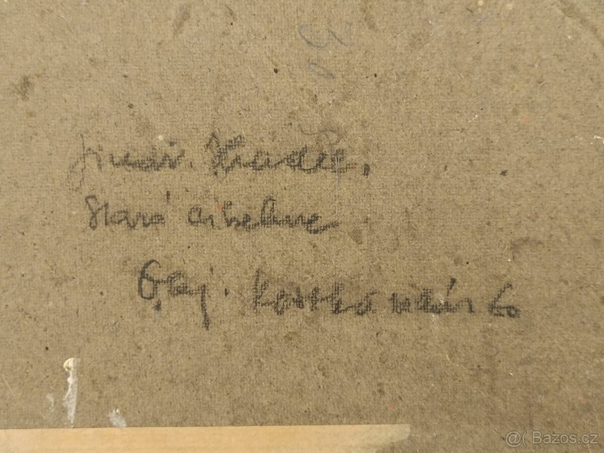 Obraz Jindřichův Hradec, Cihelna, olej 37x40 - 6